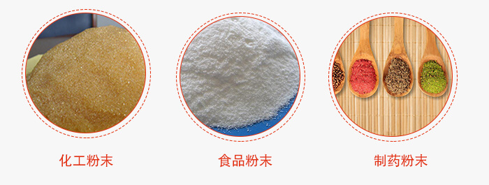 磁懸浮試驗篩適用物料：化工粉末，食品粉末，制藥粉末等。